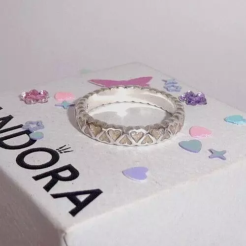 ❤️Genuine Pandora Abundance Of Love Silver Ring S925 ALE Size 54❤️