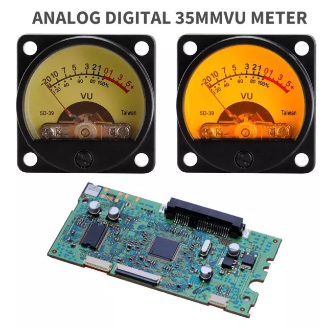 SD-39 Retroilluminazione Analogica 35mm VU DB Metro Amplificatore di Potenza Misuratore di Livello Audio