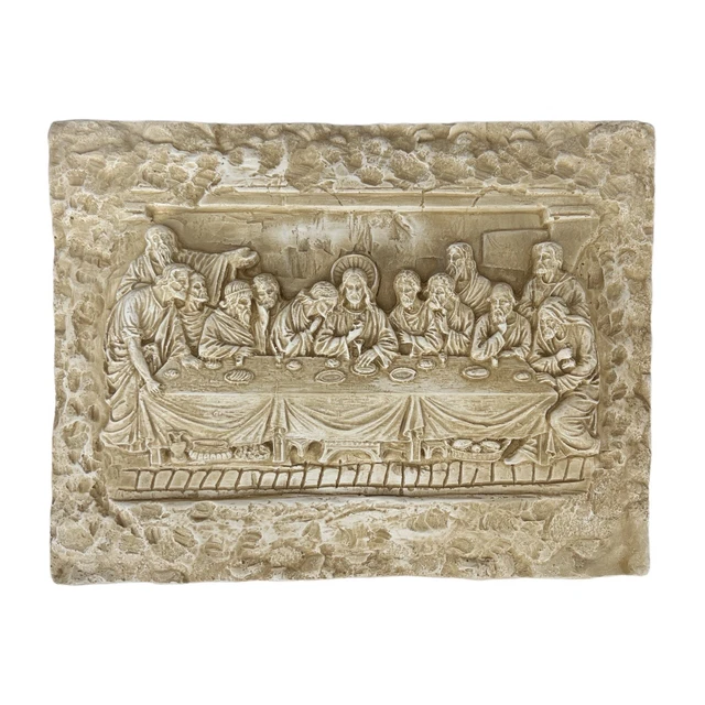 THE LAST SUPPER Leonardo Da Vinci Painting Christian Art Bas relief ...