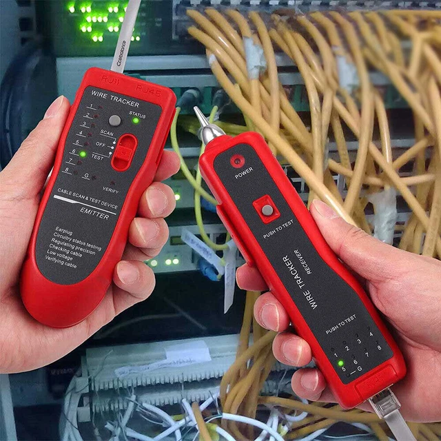 RJ11 RJ45 WIRE Tracker Cable Tester Line Finder Ethernet LAN Network ...