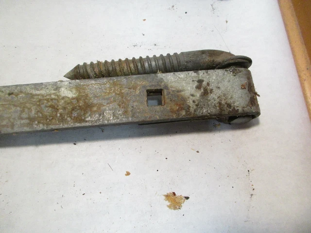 2 vintage 15" Strap Hinges with 5.25" Hinge Bolts 10