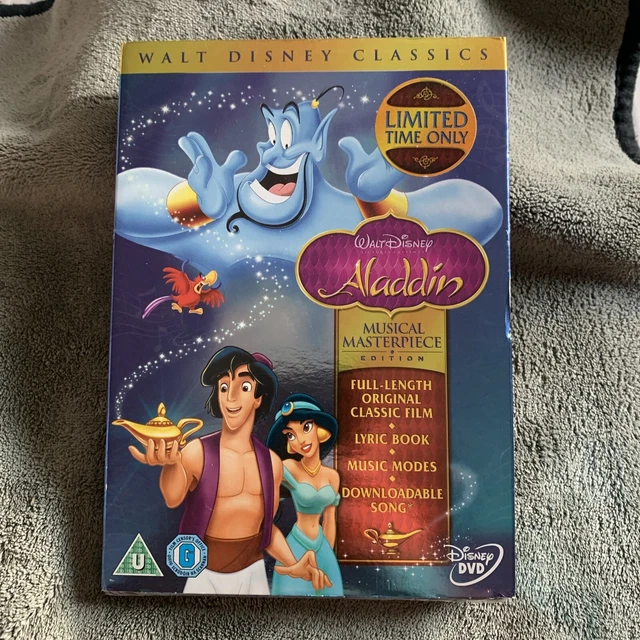 DISNEY ALADDIN ( 1992 ) Animation Classic With Slip Cover £3.09 ...