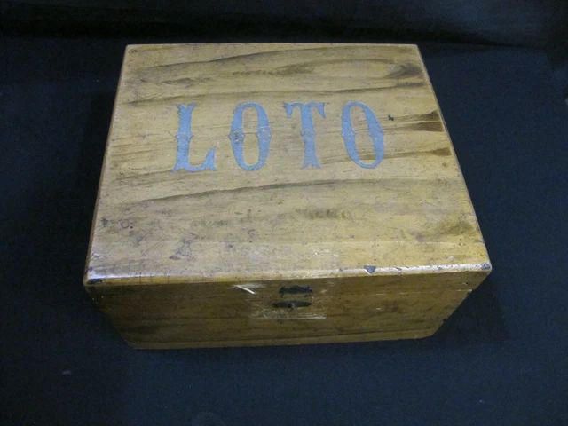 Jeu de Loto ancien Français - Boîte d'origine, numéros