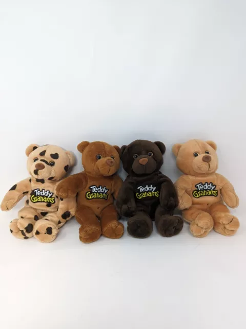 Teddy Grahams Plush Collectible Bears  / Set of 4