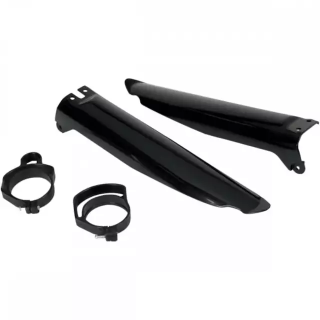 UFO Fork Guards To Fit Kawasaki KX125 KX250 KX500 1996-2003 - Black