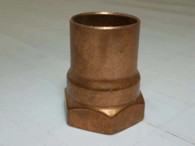 198762 New-No Box; MFG- MDL-Unkn88825 Copper Female Adaptor Fitting 1''