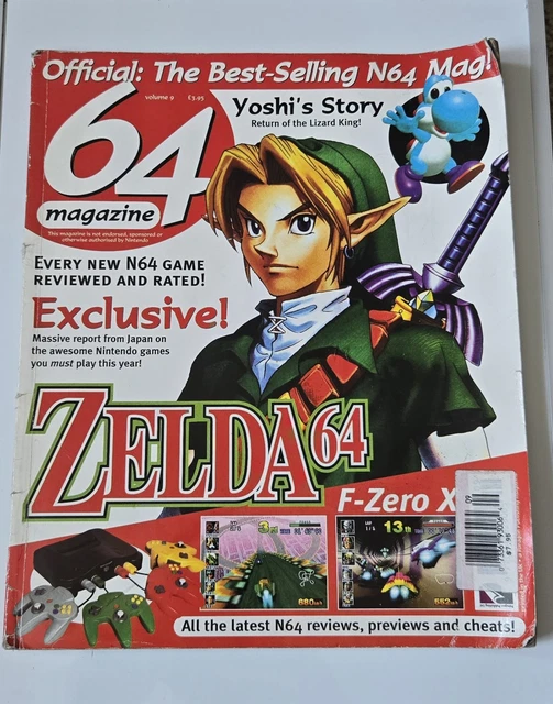 REVISTA NINTENDO 64 Reino Unido Volumen Legend of Zelda Ocarina