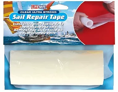 New Clear Ultra Strong Sail Patch Repair Tape incom Re1175 6" x 10' Clear