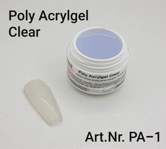 15ml High Quality Poly Acryl Gel Clear UV Acrylgel klar