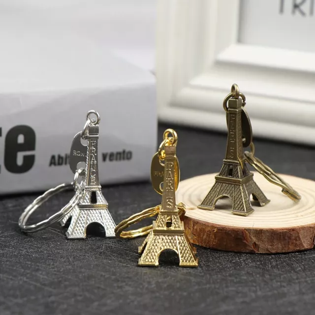 Eiffel Tower Key Ring Chain Cute Kitsch Love Paris France French Boho Chic Gift