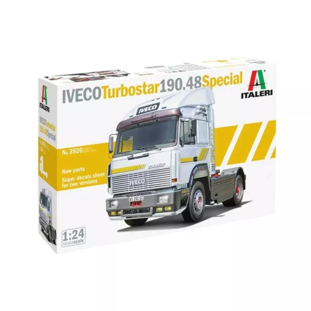 1:24 Scale Italeri 3926 IVECO Turbostar 190.48 Tractor Unit Plastic Model Kit