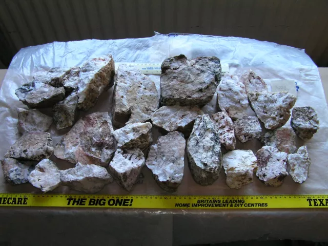 14Kg Natural Devon Quartz Decorative Facing Building Stone Split And Dressed