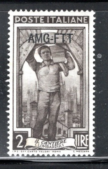 Italy  Italian Trieste Overprint Amg Ftt  Stamps Mint Hinged   Lot 538Bb