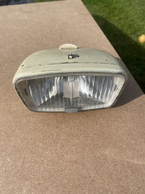 Feu Avant Moto SOUBITEZ G405 (années 70-80) - Argent/Noir - Neuf D'origine (NOS) - Pour Fourche/gardeboue