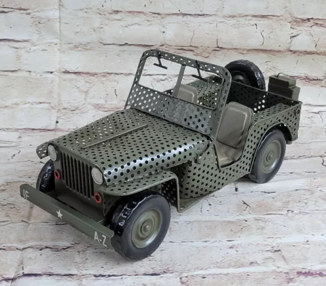 Alta Calidad Metal de Jeep Coche Modelo Antiguo Juguete Para Colección Home