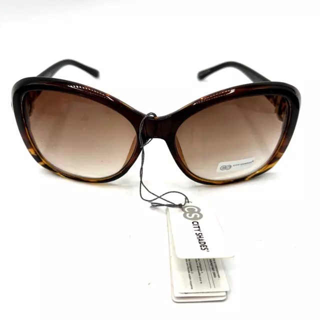 CS City Shades Be Spontaneous Sunglasses Oversized Animal Print