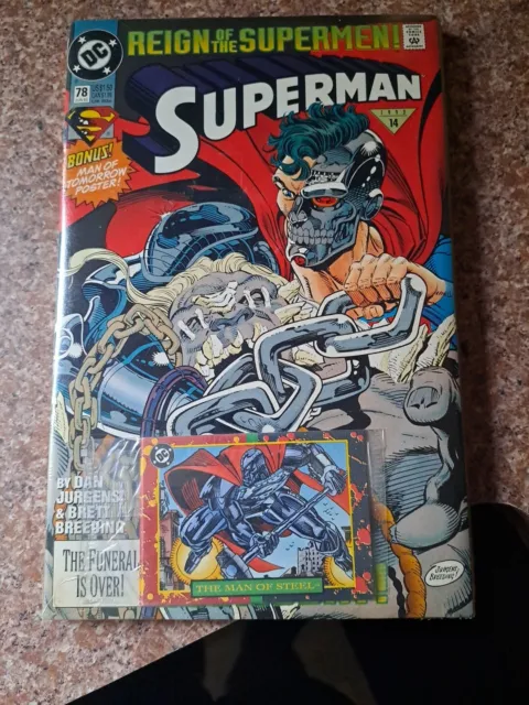 Superman #78 Doomsday! DC Comics June 1993 Reign Of The Supermen