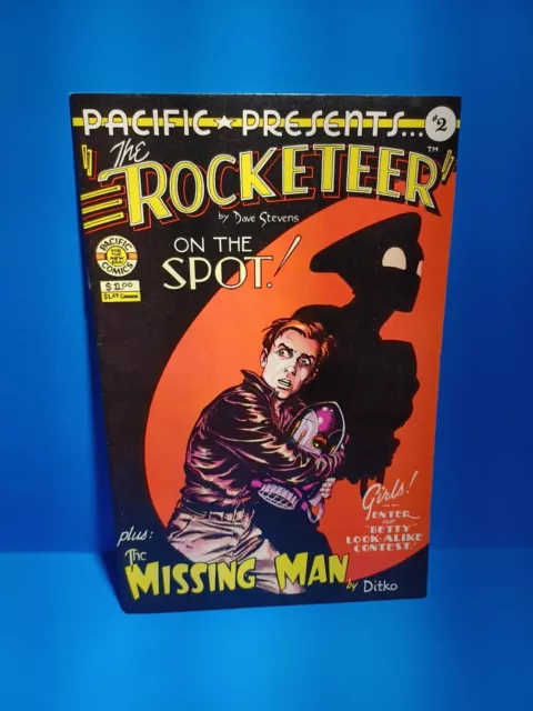 PACIFIC PRESENTS #2 (Comics 1983 BY DAVE STEVENS & Ditko  Rocketeer -- (ind5 )