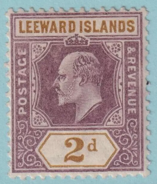 Leeward Islands 22 Mint Hinged Og**  No Faults Very Fine! Sof