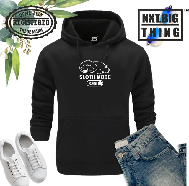 Sloth Mode Hoodie Lazy Do It Tomorrow Funny Joke Christmas Xmas Gift Men Top