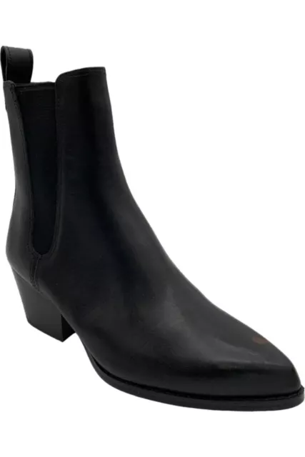 Michael Kors Kinlee Pointed-Toe Pull-On Chelsea Bootie Black