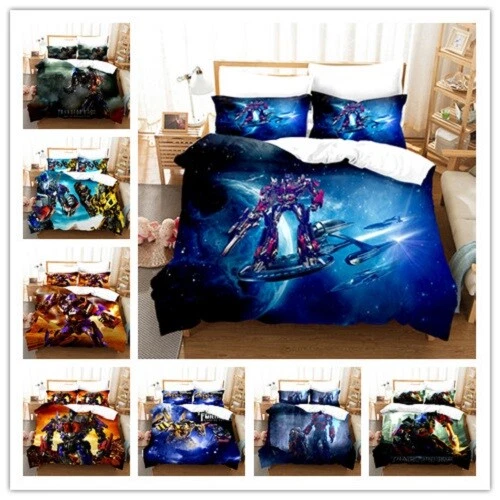TRANSFORMERS COLLECTION2 SINGLE/DOUBLE/QUEEN/KING Bed Quilt Cover Set