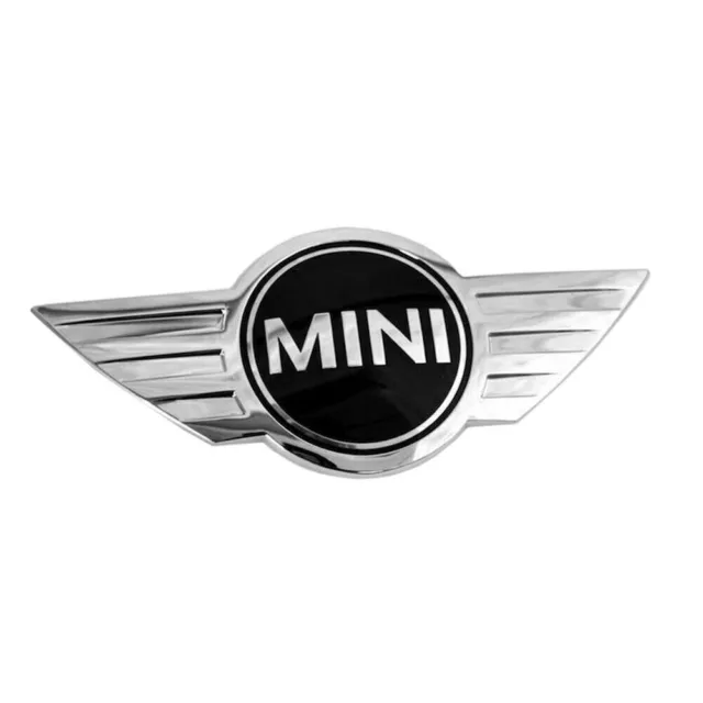 2x Für Mini Cooper Motorhaube Hinten Panel Heckklappe 3D Wings Logo Emblem