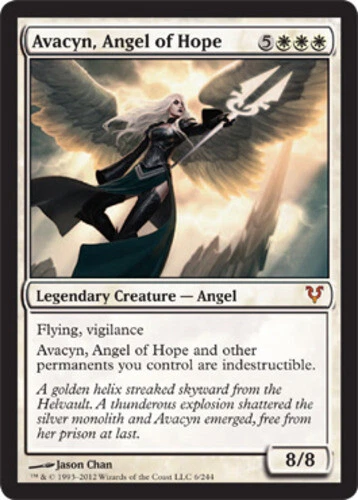 1 x Avacyn, Angel of Hope - Avacyn Restored - Light Play - MTG
