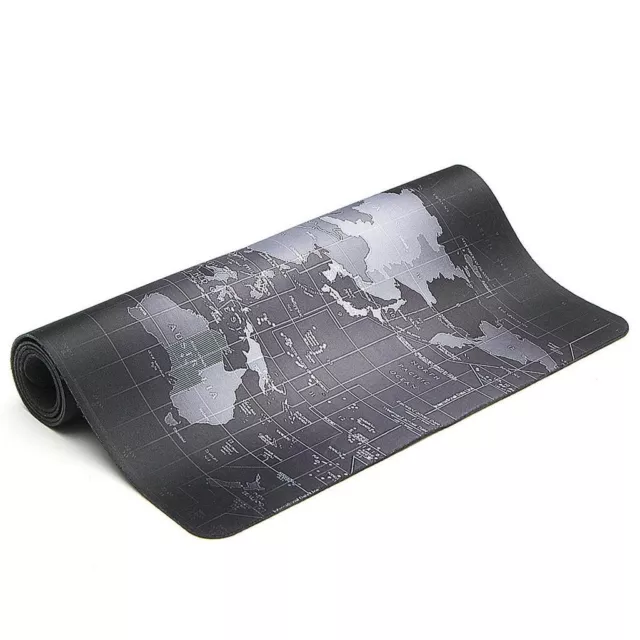 Große Größe rutschfest Weltkarte Mousepad Geschwindigkeit Gaming Mauspad Matte Blatt - 80X30CM