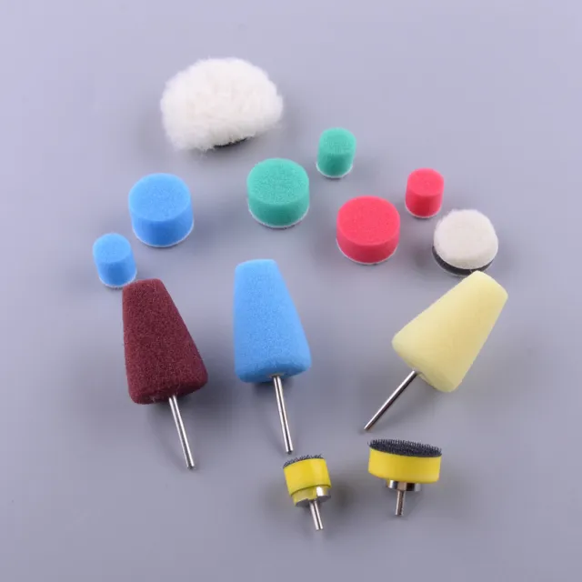 Wheel Hub Buffing Pad Polishing Sponge Cone Ball Detail Cleaning Drill New Ze