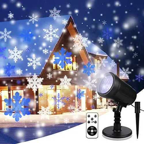 YMing Projecteur Noel Exterieur, Lumières de projection de neige de Noël, Lampe
