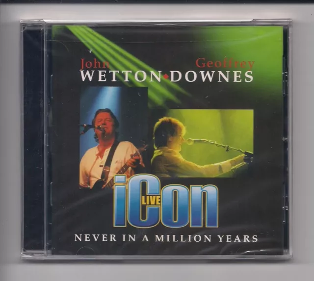 JOHN WETTON / GEOFFREY DOWNES [UK ASIA] - ICON - ACOUSTIC TV BROADCAST CD  OOP