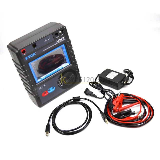 Lightning Protection Component Tester Touch Color Screen ETCR3800B