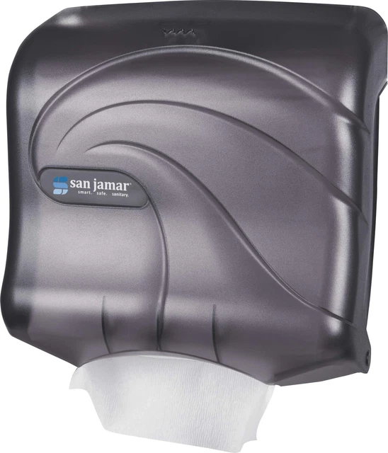 San Jamar T1759TBK Ultrafold Multifold/C-Fold Towel Dispenser, Oceans, Black ...