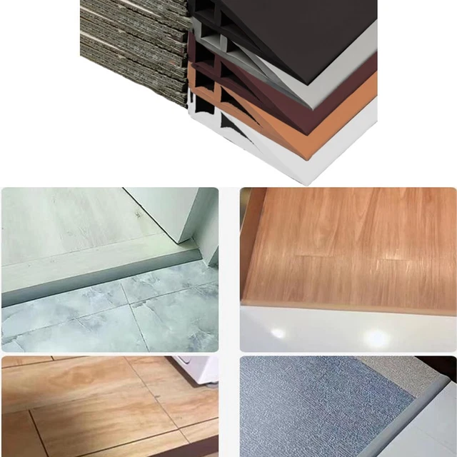 Strisce Soglia Porte In Alluminio - 3 Pezzi Da 90cm Per Transizione Pavimenti, Spessore 1.5cm Argento