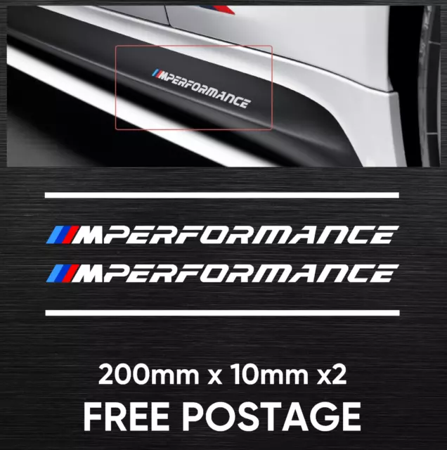 BMW M PERFORMANCE X2 SIDE SKIRT M Sport DECAL VINYL STICKERS DECAL STRIPES