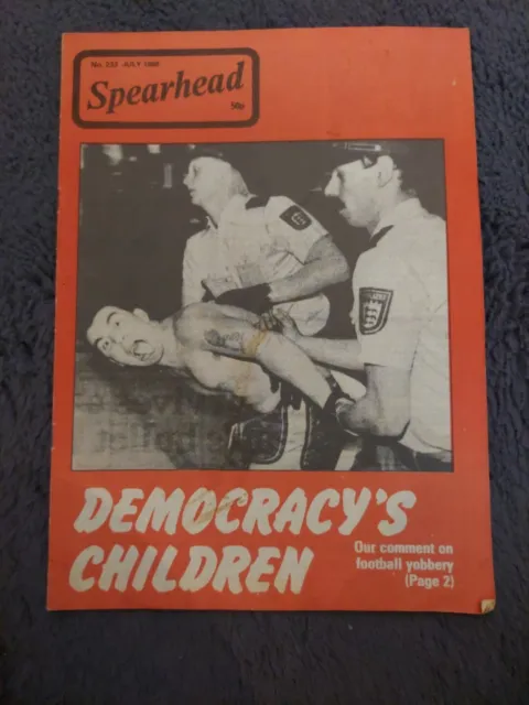 Vintage Spearhead Magazine BNP John Tyndall #233 July 1988