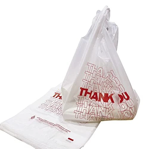 TashiBox Shopping Thank Reusable and Disposable Grocery Bags Measures 11.5 X