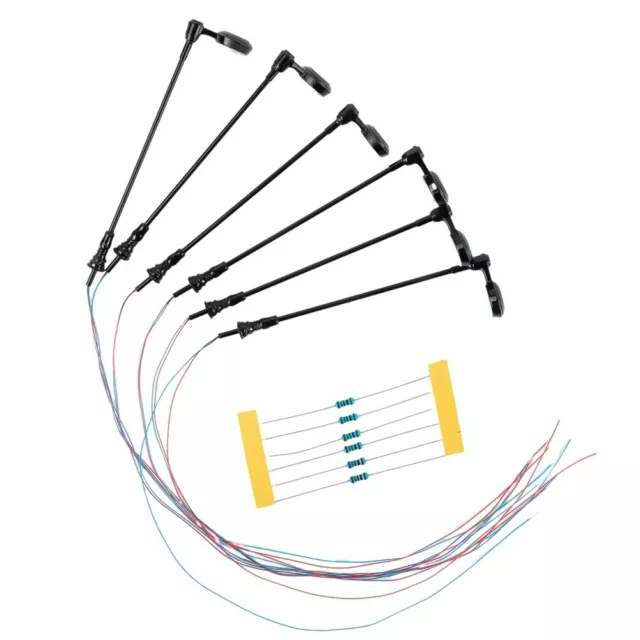 Modell Lampen Set Working Station Lampen 1: 75 3V DC Oder AC 6Stück Bausatz