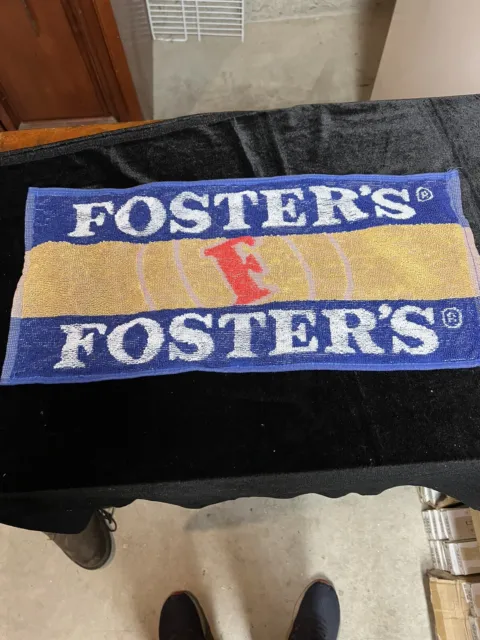 towel runner bar pub brewery tablecloth FOSTER'S Australia's Famous Beer