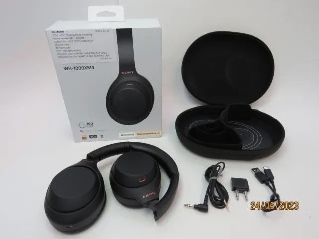 Sony WH-1000XM4 Over the Ear Wireless Headphones - Black [GC39]