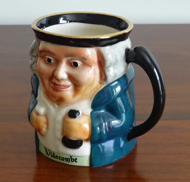 Vintage Staffordshire Shorter & Son Widecombe Hand Painted Character Toby Jug