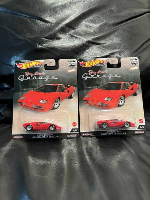 Hot Wheels 2022 1:64 Jay Leno's Garage Lamborghini Countach LP 5000 QV
