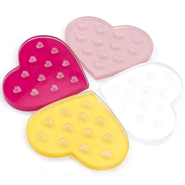 Glass Eyelashes Stand Lashes Adhesive Pallet On Eyelash Extension Makeup Tools