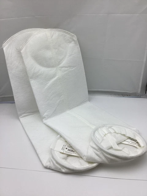 (QTY 7) Pentair/Pentek 255066-75 Felt Sewn 50 Micron Filter Bag Felt Pp 120 Gpm