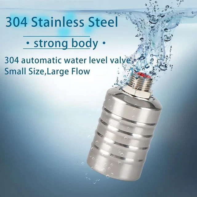 Valvola A Galleggiante Per Serbatoio Acqua Solare - Lato 1 Pollice, Controllo Livello Automatico - Foto 3