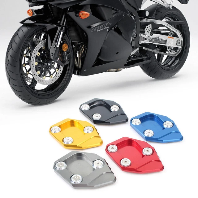 Side Stand Kickstand Plate Pad Base for HONDA CBR600RR F5 2007-2015 2014 2013 12