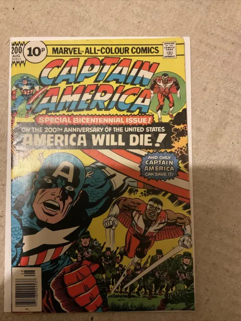 Captain America #200 Special Bicentennial Issue! VG (1976) Marvel Comics