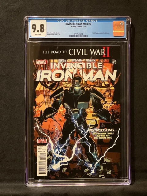 Invincible Iron Man #9 - CGC 9.8 - 1st Appearance of Riri Williams (Ironheart)