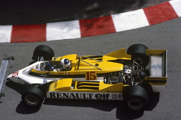 Photo Ancienne Alain Prost Renault RE30 – F1 1981, Tirage Original